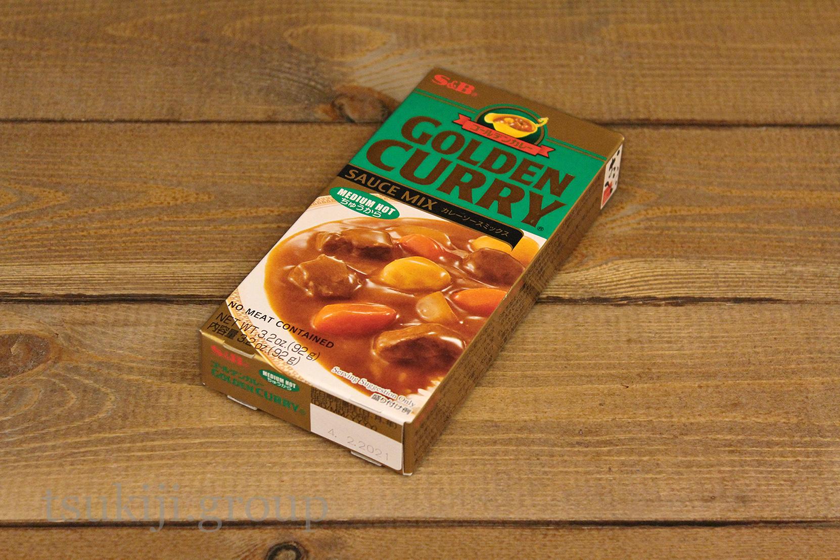 Карри "Golden Curry" соус средне-острый • Dry cube Curry Sauce medium ...
